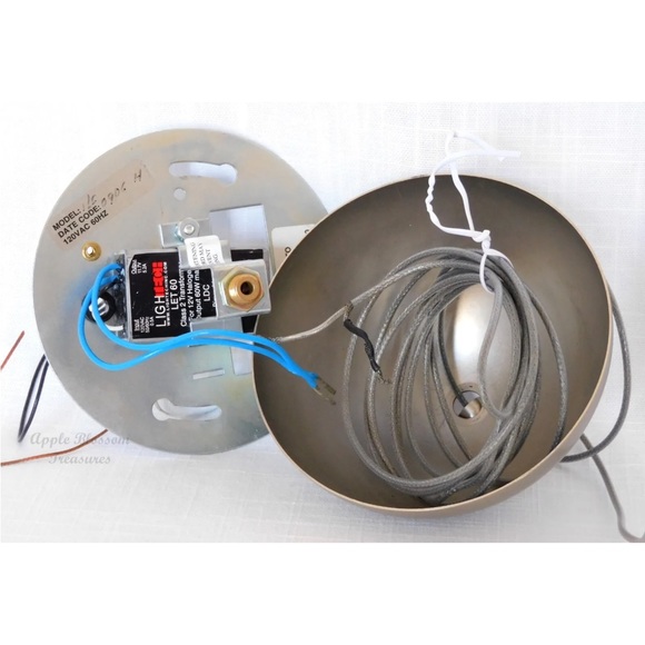 Bead Lighting 1XC-719819-SN LV Karli Pendant-Dome Canopy-Carrera Glass-Sat Nicke - Picture 7 of 8